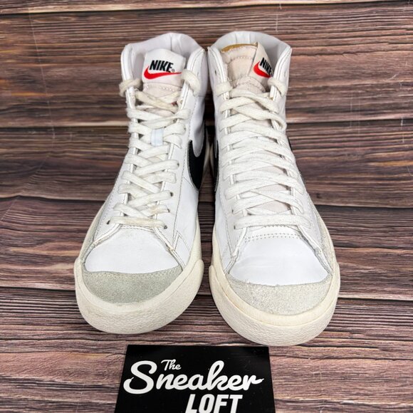 NIKE Blazer Mid  Nike Blazer‎ Mid \'77 Vintage Women\'s Black White Athletic Shoes Size 8